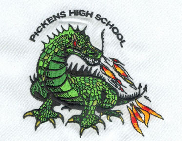 dragon design embroidery digitizing